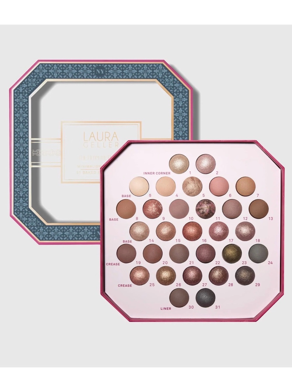 Laura Gellar - Ultimate Palette 31 Baked Eyeshadows: Minimalism Maximized - NWT